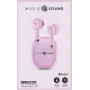 Music Sound Breeze capsule-bluetooth-oordopjes met gekleurde etui