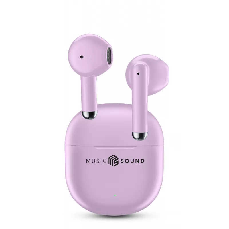 Music Sound Breeze capsule-bluetooth-oordopjes met gekleurde etui