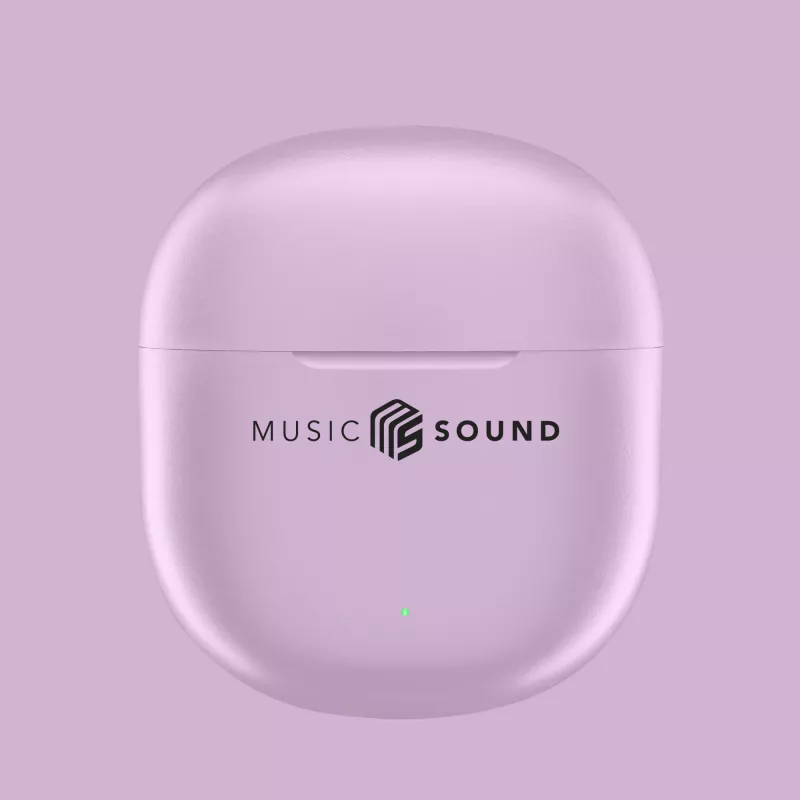 Music Sound Breeze capsule-bluetooth-oordopjes met gekleurde etui