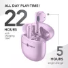 Music Sound Breeze capsule-bluetooth-oordopjes met gekleurde etui