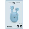 Music Sound Breeze In-ear-hoofdtelefoon in capsule-stijl met gekleurde case