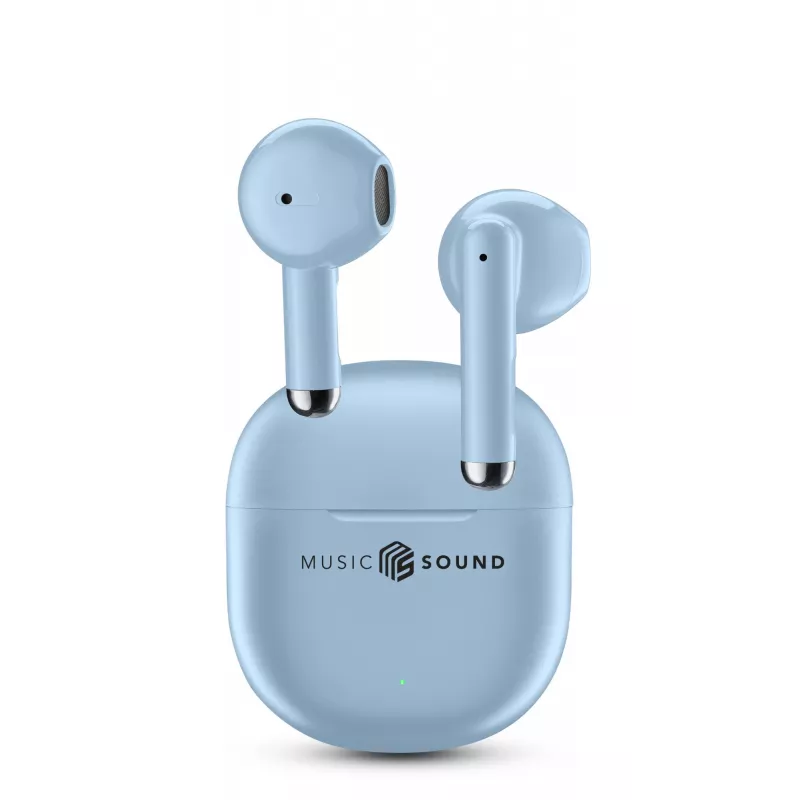 Music Sound Breeze In-ear-hoofdtelefoon in capsule-stijl met gekleurde case