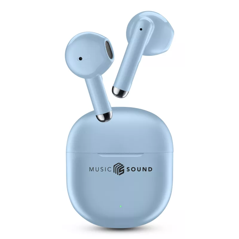 Music Sound Breeze In-ear-hoofdtelefoon in capsule-stijl met gekleurde case