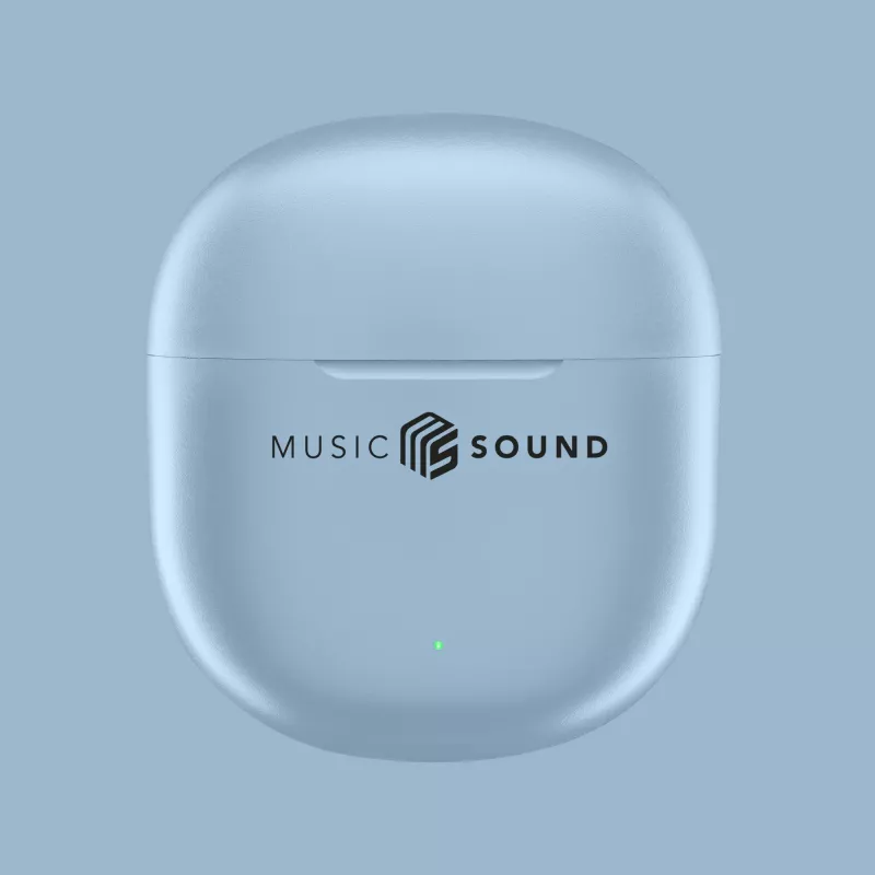 Music Sound Breeze In-ear-hoofdtelefoon in capsule-stijl met gekleurde case