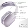Music Sound MAXI3 MAXI3 draadloze over-ear-hoofdtelefoon met actieve ruisonderdrukking