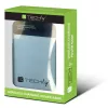 Techly I-CHARGE-10LCDBL Powerbank Lithium-polymeer (LiPo) 10000 mAh Draadloos laden Blauw