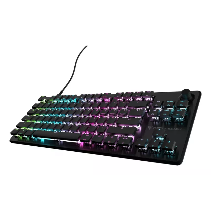 Turtle Beach Vulcan II TKL Toetsenbord Gaming USB QWERTY Duits Zwart