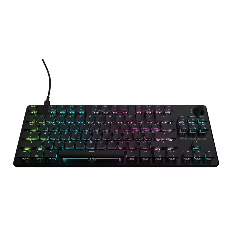 Turtle Beach Vulcan II TKL Toetsenbord Gaming USB QWERTY Duits Zwart