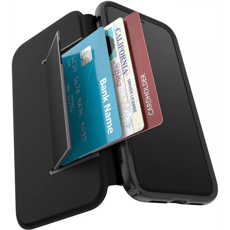Speck Presidio Folio iPhone 11 Pro Max, Flipcase, Apple, iPhone 11 Pro Max, 16,5 cm (6,5 inch), Zwart