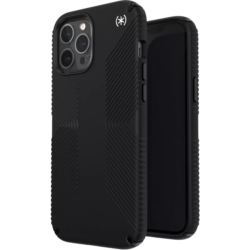 Speck Presidio2 Grip Apple iPhone 12 Pro Max Zwart – met Microban