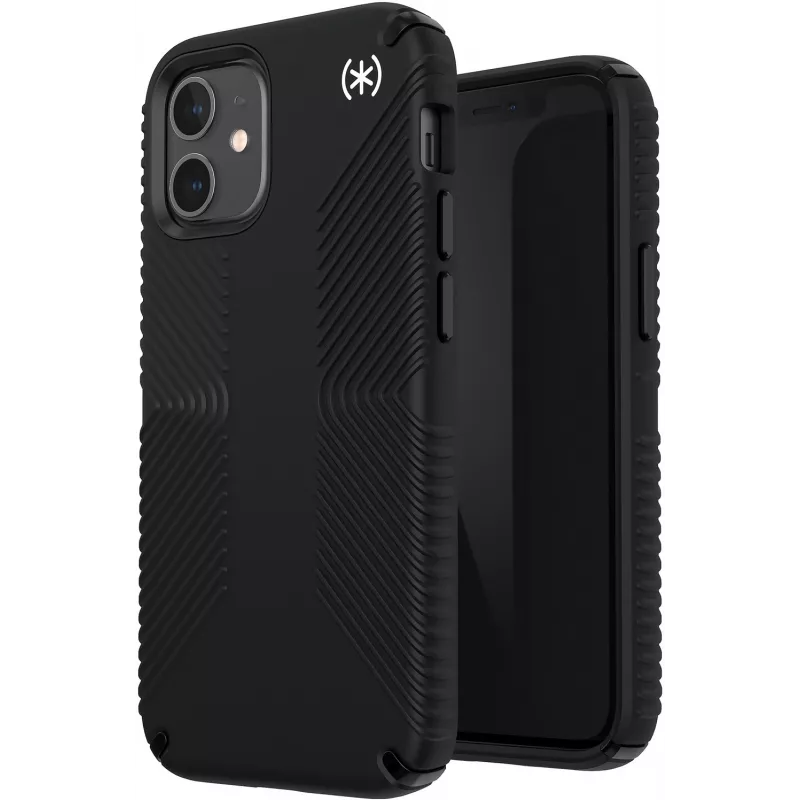Speck Presidio2 Grip Apple iPhone 12 Mini Zwart - met Microban