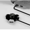 Axagon HUE-X3B Interface-hub USB 2.0 480 Mbit/s zwart