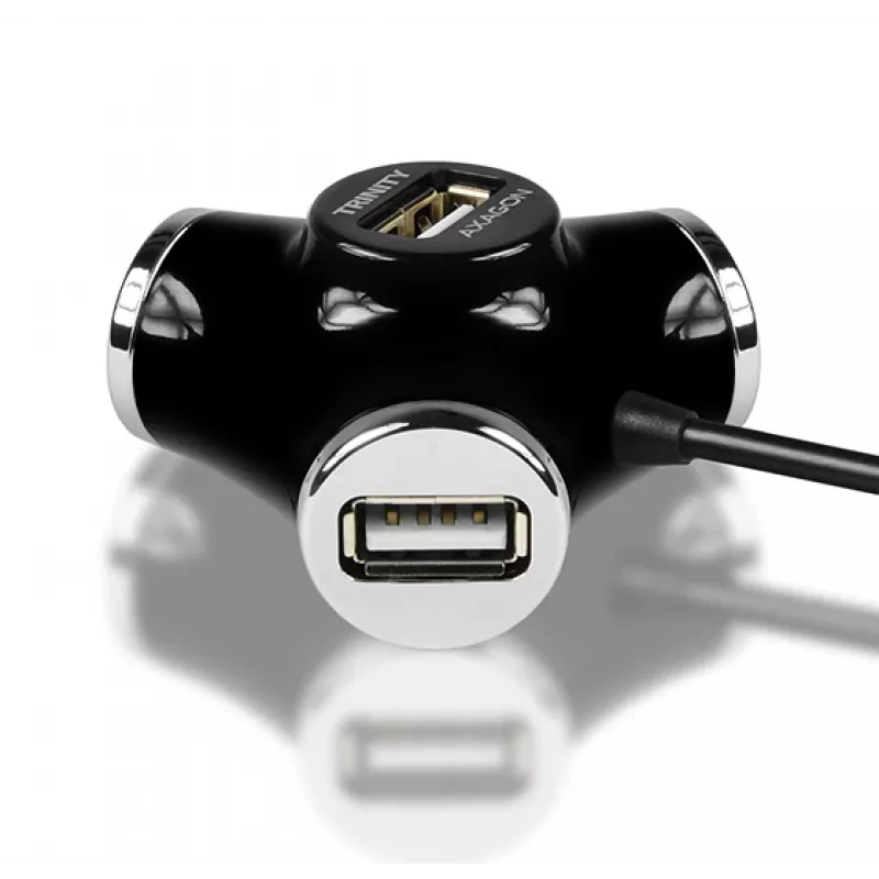 Axagon HUE-X3B Interface-hub USB 2.0 480 Mbit/s zwart
