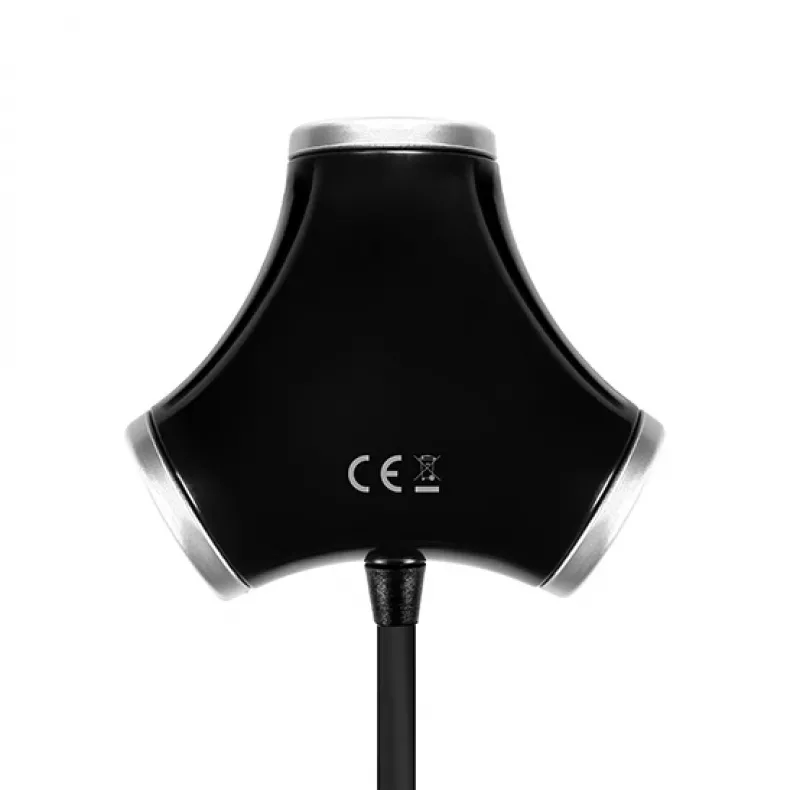 Axagon HUE-X3B Interface-hub USB 2.0 480 Mbit/s zwart