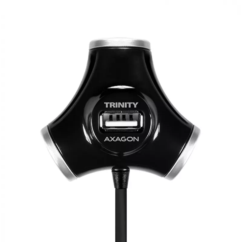 Axagon HUE-X3B Interface-hub USB 2.0 480 Mbit/s zwart