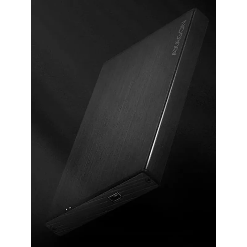 AXAGON EE25-XA - HDD / SSD-behuizing - 2.5 inch - SATA - Serial ATA II - Serial ATA III - 0,48 Gbit/s - USB-connectiviteit - zwart
