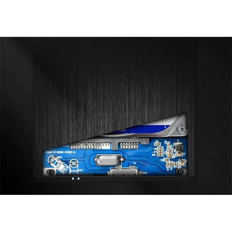AXAGON EE25-XA - HDD / SSD-behuizing - 2.5 inch - SATA - Serial ATA II - Serial ATA III - 0,48 Gbit/s - USB-connectiviteit - zwart