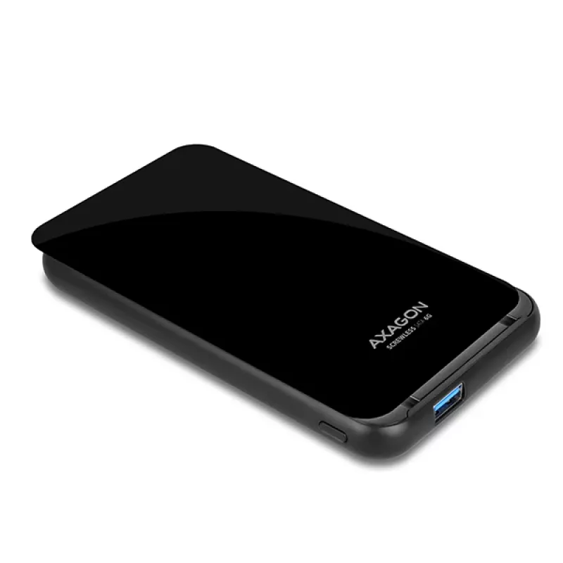 AXAGON EE25-S6B - HDD / SSD-behuizing - 2.5 inch - SATA - Serial ATA II - Serial ATA III - 5 Gbit/s - USB-connectiviteit - zwart