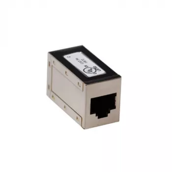 ACT inline-koppeling RJ-45 afgeschermd CAT6, RJ-45, RJ-45, zilver