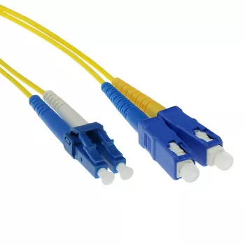 ACT 3 meter LSZH singlemode 9/125 OS2 glasvezel-patchkabel duplex met LC- en SC-stekkers