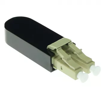ACT glasvezel LC loopback-adapter multimode 850 nm, LC, zwart, RoHS, -40 - 75 °C, 40 x 12,4 x 8,6 mm, 40 mm