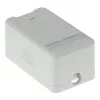 ACT Keystone opbouwbehuizing 1 poort, wit, 1 stuk
