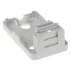 ACT Keystone opbouwbehuizing 1 poort, wit, 1 stuk