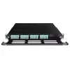 ACT fiberpanel high density voor 5 MTP®-MPO-cassettes, PG11, PG13, zwart, metaal