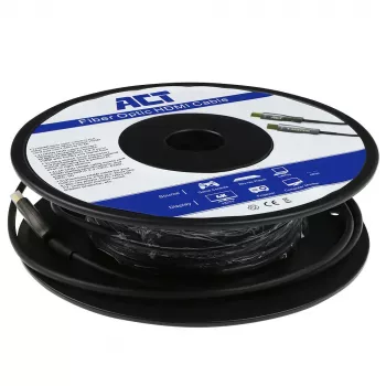 ACT 40 meter HDMI Premium 4K actieve optische kabel v2.0 HDMI-A stekker - HDMI-A stekker
