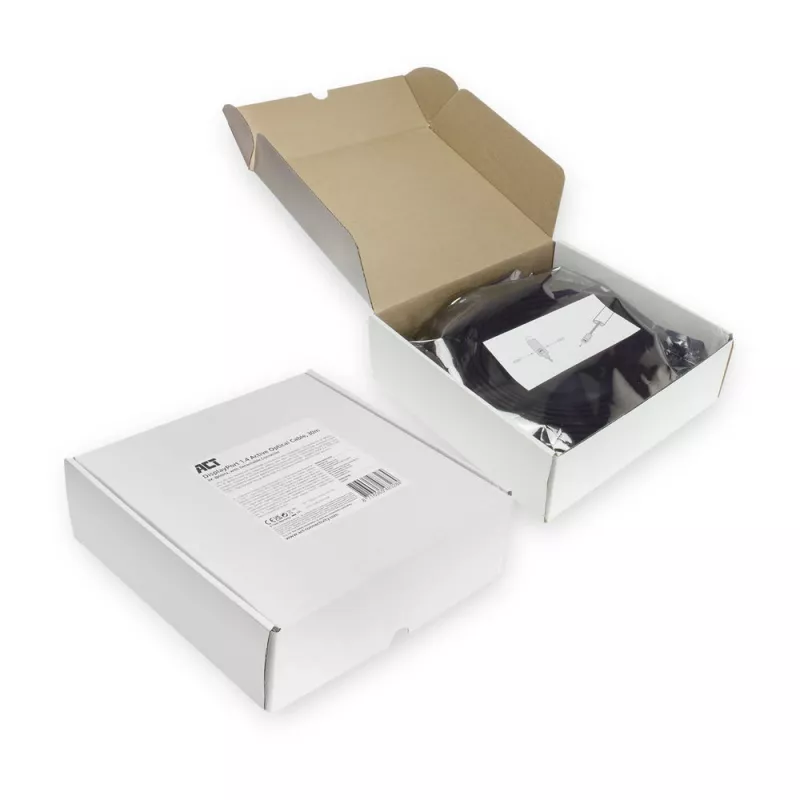 ACT 20 meter DisplayPort 1.4 actieve optische kabel 8K met afneembare stekker