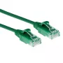 ACT Groen 10 meter LSZH U/UTP CAT6 datacenter slimline patchkabel, rastnasenvrij met RJ45-stekkers