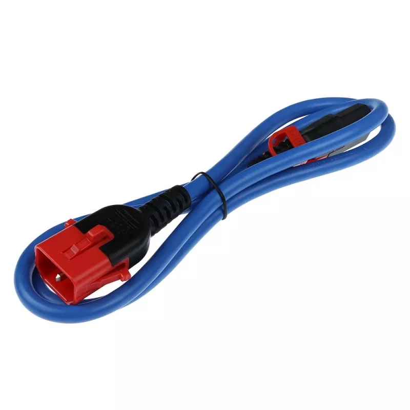ACT netkabel C13 IEC Lock+ - C14 IEC Lock dual locking blauw 2 m, PC3620