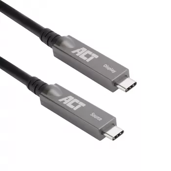 ACT USB-C 3.2 Gen2 actieve optische kabel (AOC), voor touchpanels, video, data, stroom, 3 m