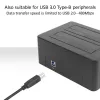 ACT USB-C-bus naar USB-B 2.0 printeradapterkabel 0,2 m