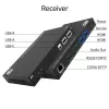 ACT AV media-extender-set met dubbele USB-C-switch, CAT6A, 100 meter