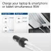 ACT 2-poorts USB-C snellaad-autolader 95W met Power Delivery PPS, Quick Charge en GaNFast