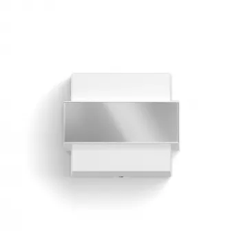 Philips myGarden schop-wandlamp 42W E27 zonder lichtbron, buitenwandlamp, roestvrij staal, wit, roestvrij staal, kunststof, IP44, tuin, terras, II