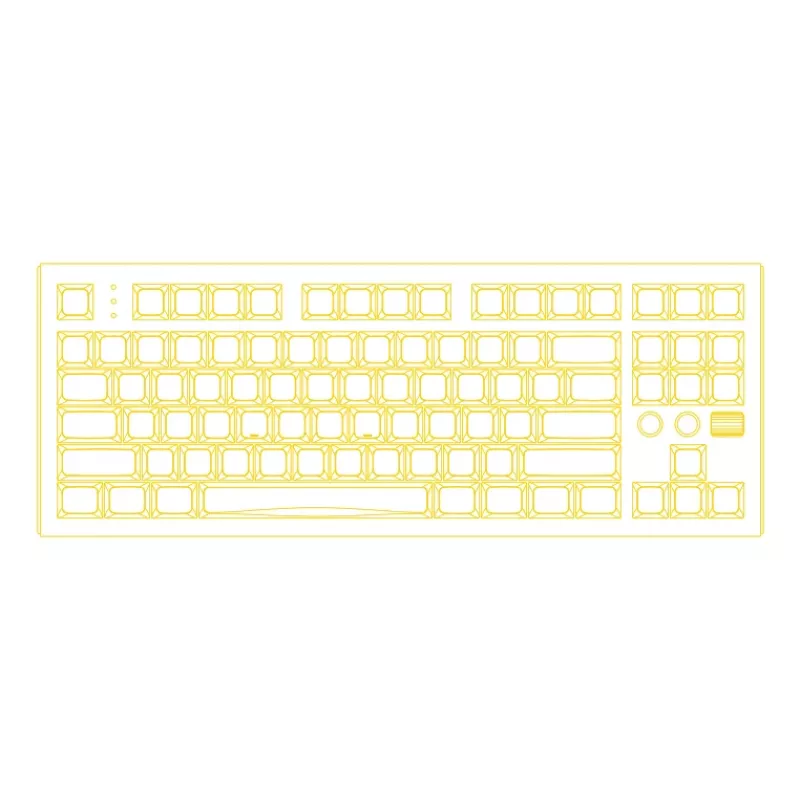 HATOR Gravity TKL toetsenbord gaming USB QWERTY US English zwart
