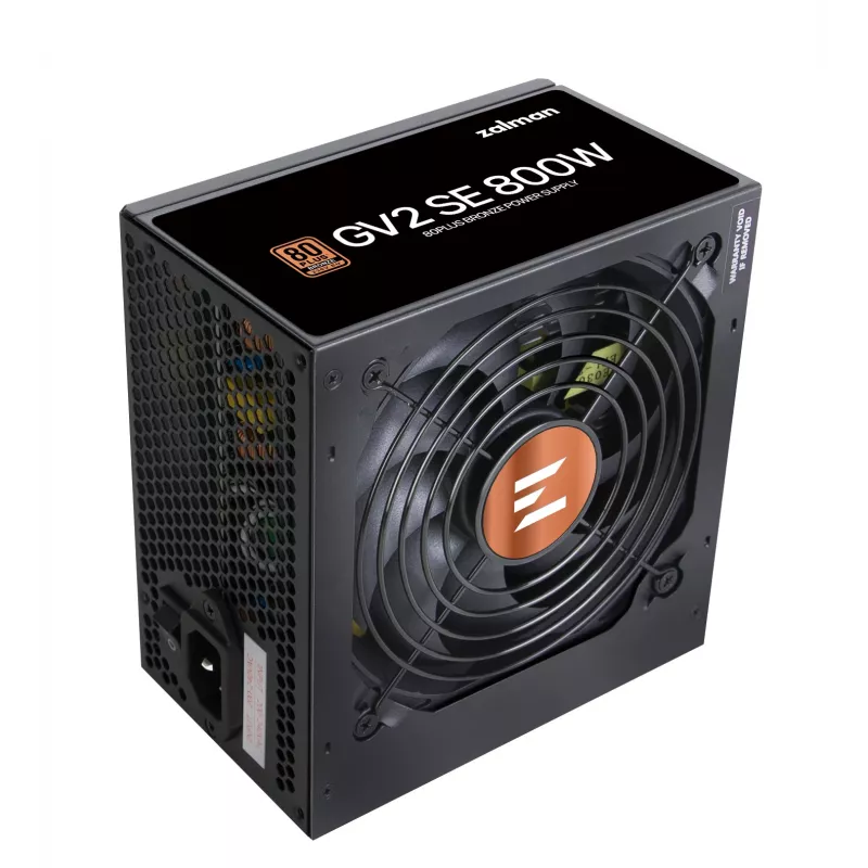 Zalman GV2SE voeding 800 W 20+4 pin ATX ATX zwart