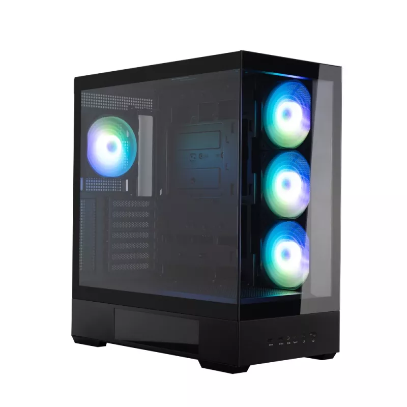 Zalman P40 DS zwart midi tower
