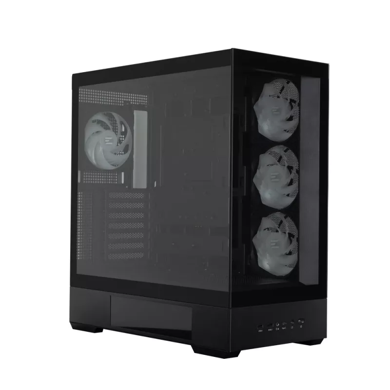 Zalman P40 DS zwart midi tower