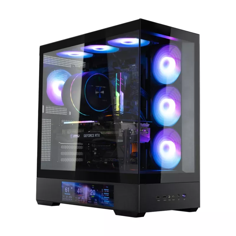 Zalman P40 DS zwart midi tower