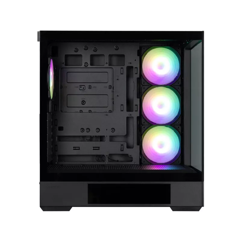 Zalman P40 DS zwart midi tower