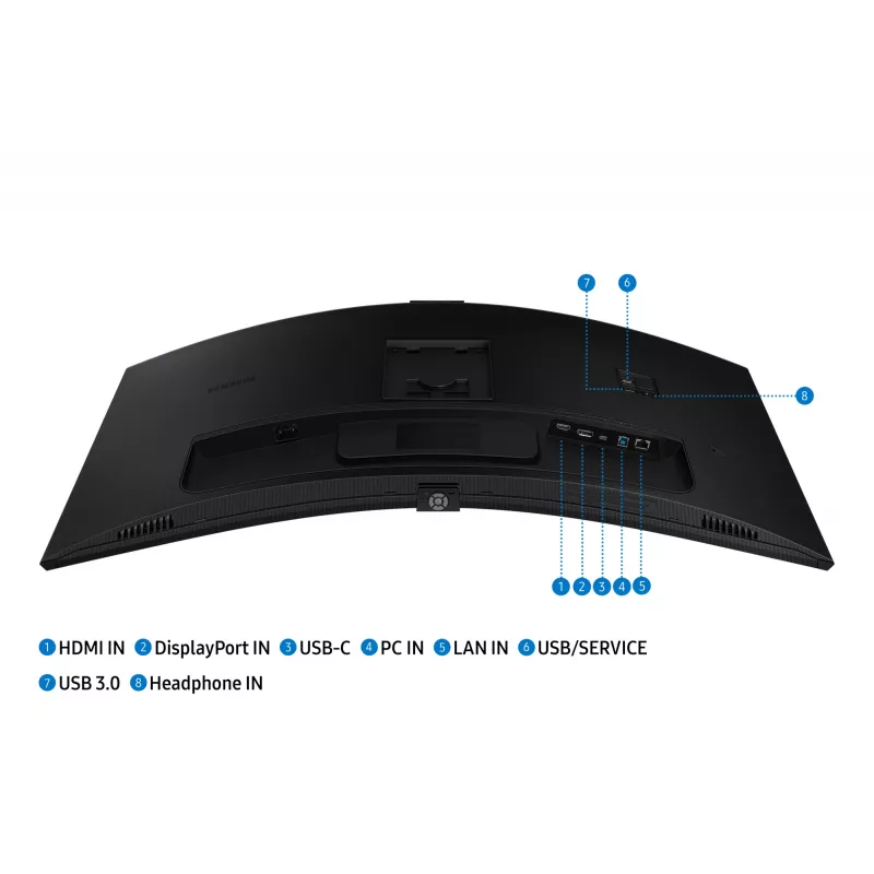 Samsung S65VC computermonitor 86,4 cm (34 inch) 3440 x 1440 pixel UltraWide Quad HD LCD zwart