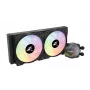 Zalman ALPHA24 zwart CPU-vloeistofkoeler 280-mm-radiator 2 x 140 mm ventilator ARGB-pomp dual-processor all-in-one-vloeistofkoeler 12 cm