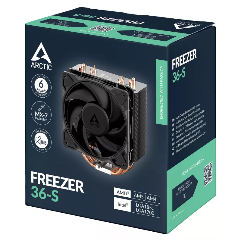ARCTIC Freezer 36-S CPU-luchtkoeler - zwart