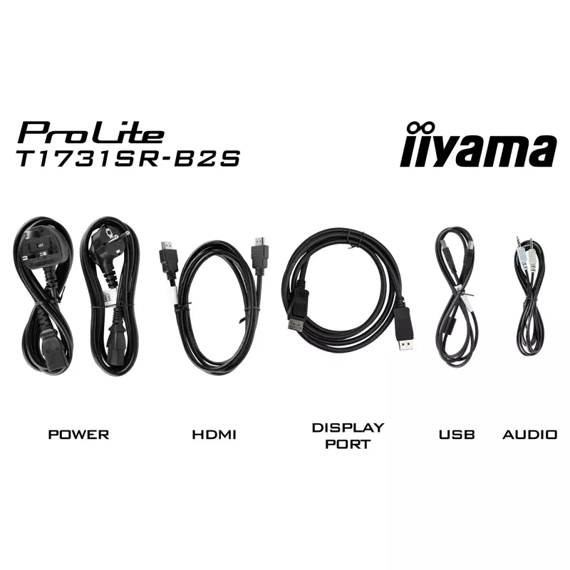 iiyama ProLite T1731SR-B2S 17 inch SXGA touchscreen-monitor