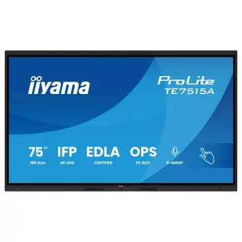 iiyama ProLite TE7515A-B2AG 75 inch 4K interactief touchdisplay
