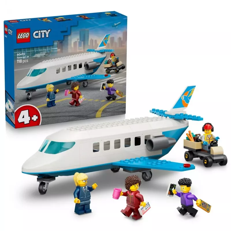 LEGO City 60492 Passagiersvliegtuig (118 onderdelen)