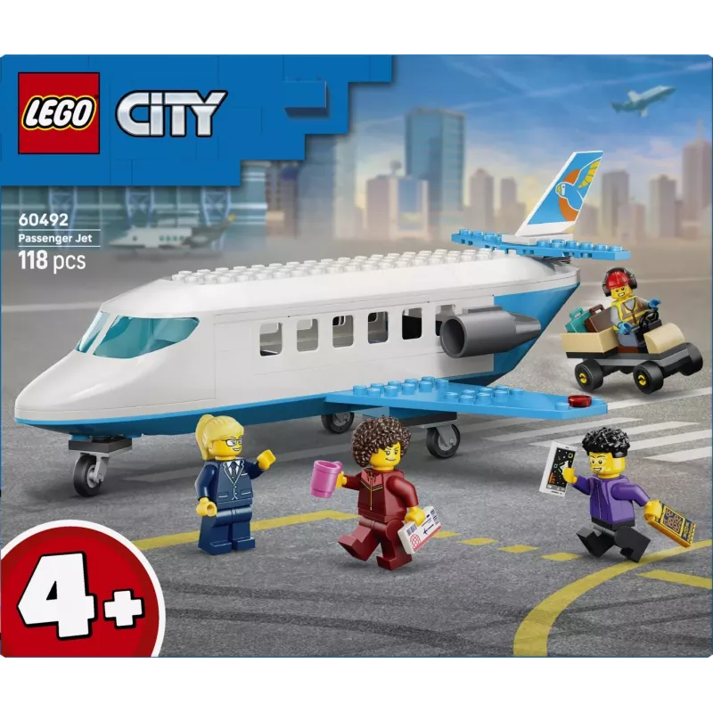 LEGO City 60492 Passagiersvliegtuig (118 onderdelen)